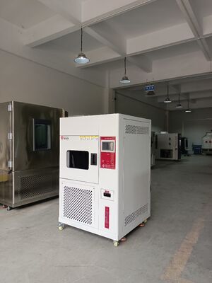 Xenon Arc Weathering Test Chamber with 280 - 3000 nm Spectral Range, 500 - 1200 W/m² Irradiance, and 1800 cm² Effective Exposure Area