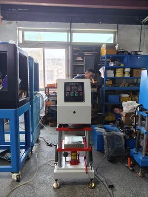 10Ton 25Ton 30Ton Manual Laboratory Hot Hydraulic Rubber Plastic Platen Vulcanizing Press Machine